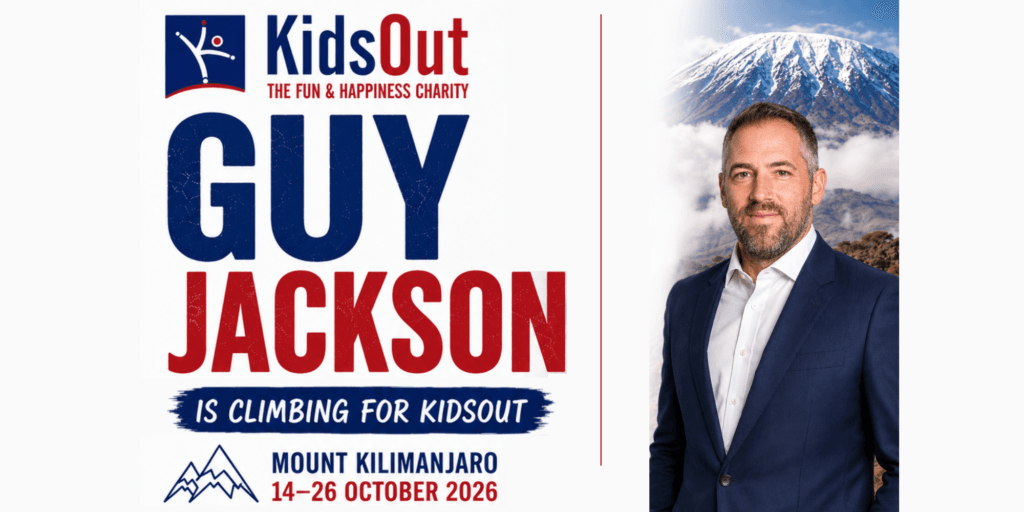 Guy Jackson is Climbing for KidsOut